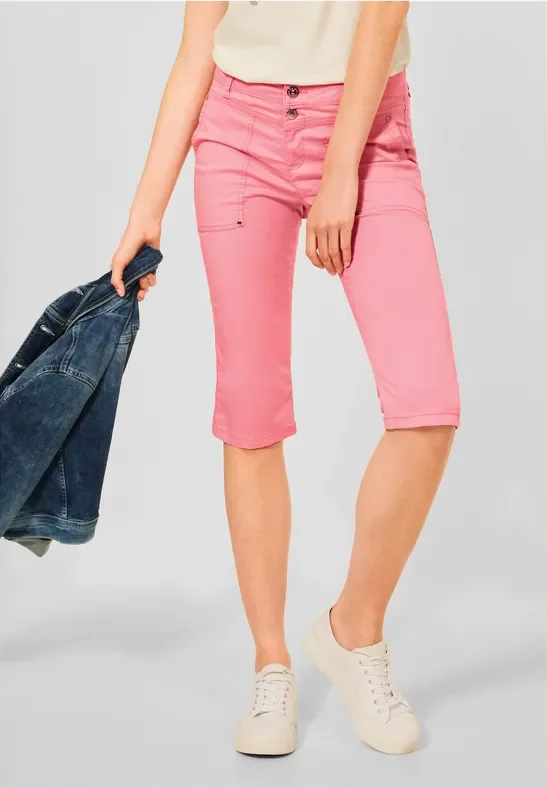 Street One Frauen Casual Fit Bermuda in Rosa, Gr: 44