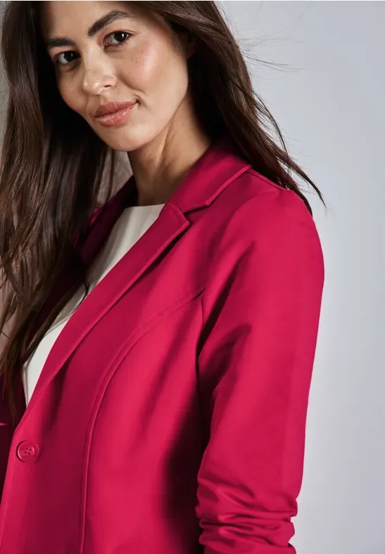 Street One Frauen Basic Blazer in Pink, Gr: 36