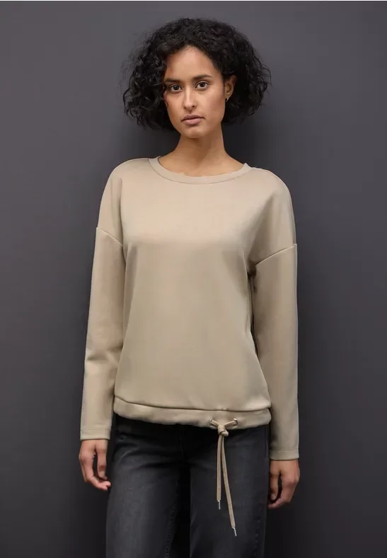 Thumbnail - Street One Frauen Silk-Look Shirt in Beige, Gr: 40