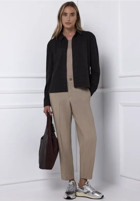 Street One Frauen Melange Chino in Braun, Gr: 36