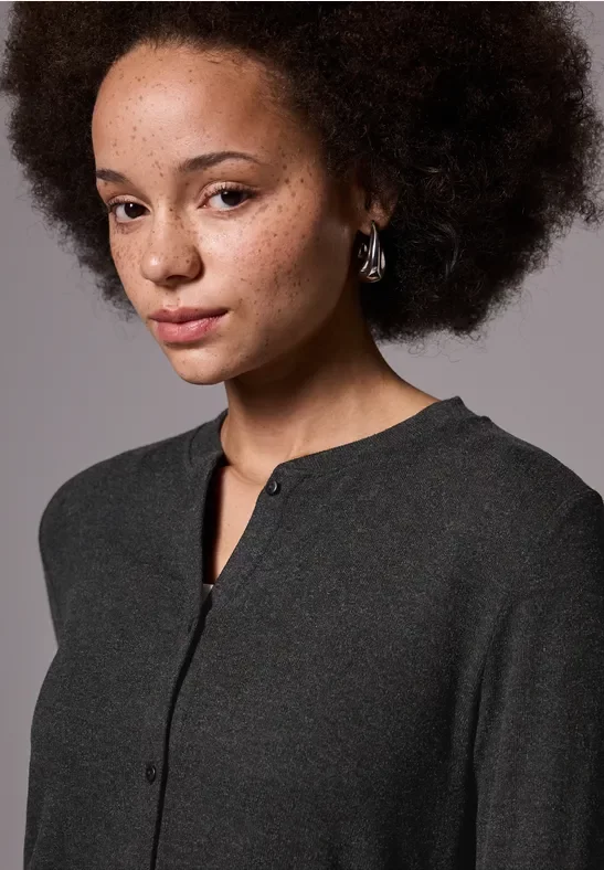 Street One Studio Frauen Kurze Jacke in Grau, Gr: 46