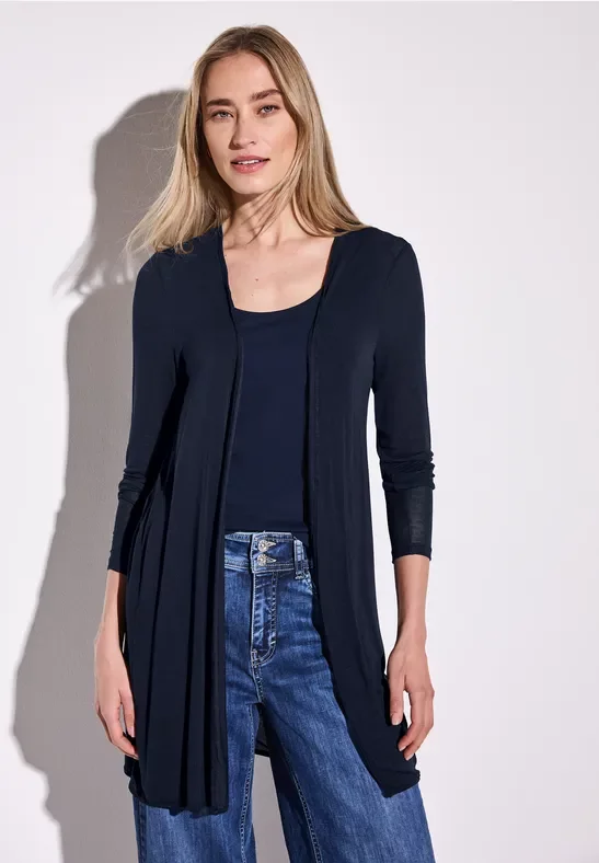 Thumbnail - Street One Frauen Offene Jacke in Blau, Gr: 34