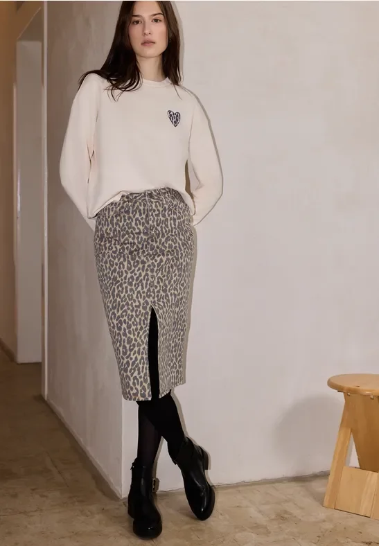 Street One Studio Frauen Midi-Rock in Beige, Gr: 34