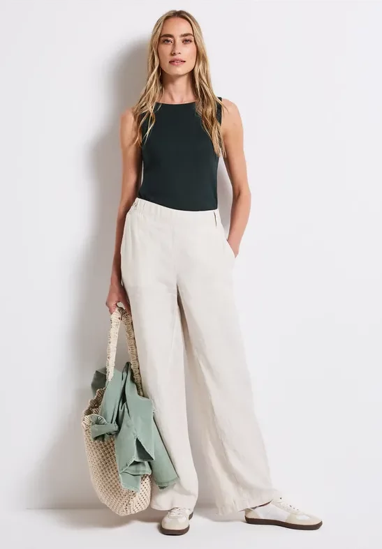 Thumbnail - Street One Frauen Basic Top in Grün, Gr: 46