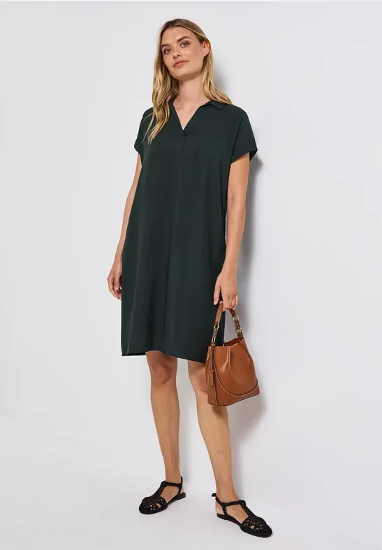 Thumbnail - Street One Frauen T-Shirt Kleid in Grün, Gr: 42