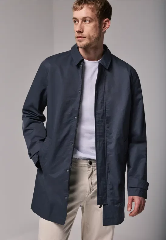 Street One MEN Männer Moderne Jacke in Blau, Gr: S