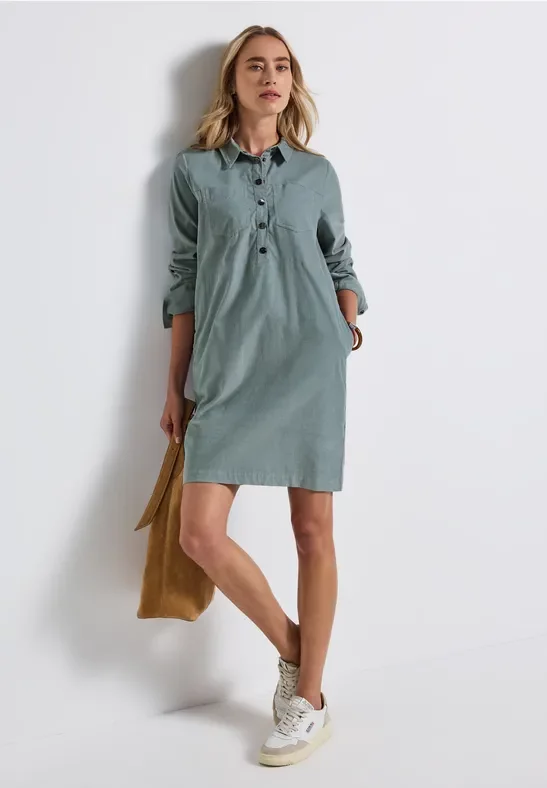 Thumbnail - Street One Frauen Cordkleid in Blau, Gr: 40