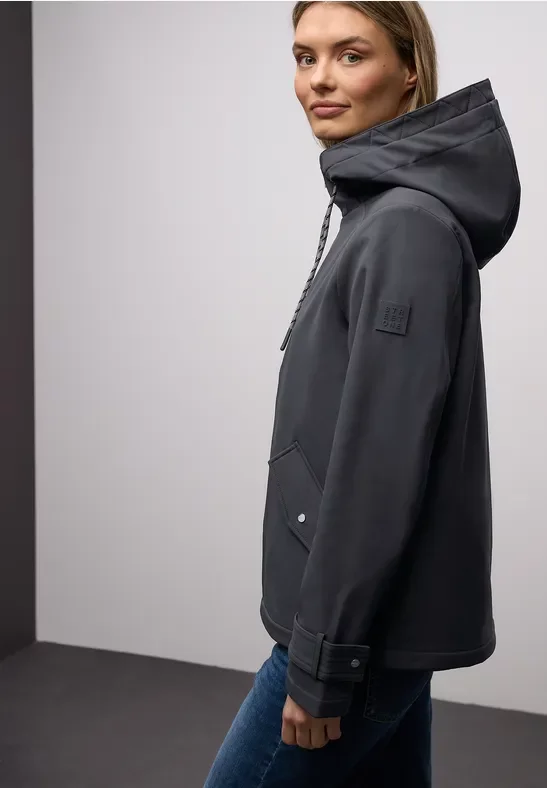 Street One Frauen Parka in Blau, Gr: 46