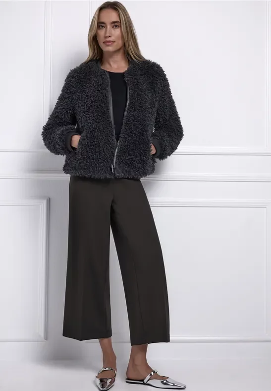 Thumbnail - Street One Frauen Wide Leg Hose in Braun, Gr: 38