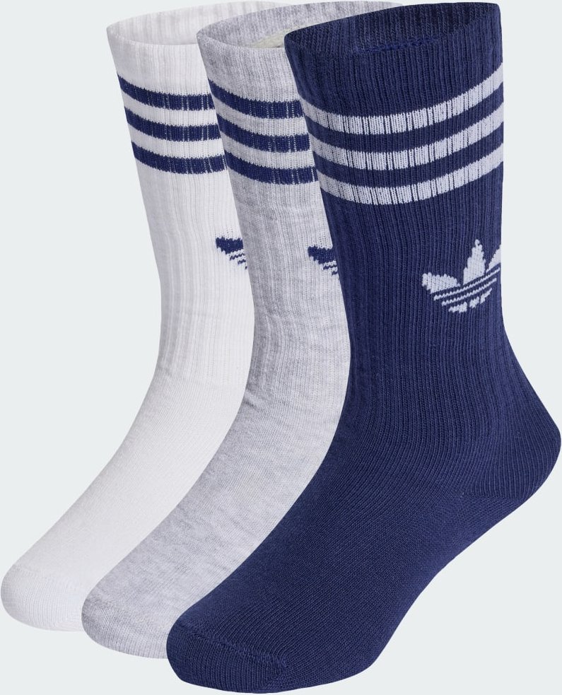 Thumbnail - 3-Streifen Kids Crew Socken 6 Para