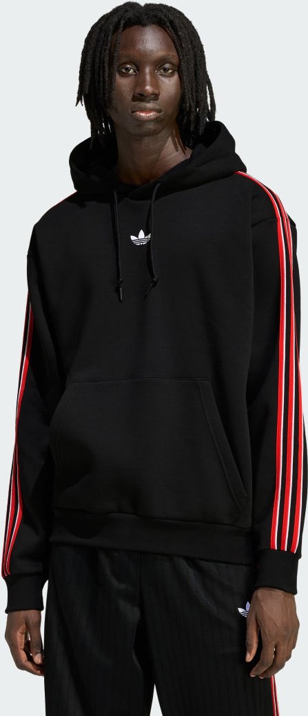 TIPPED STRIPES HOODIE