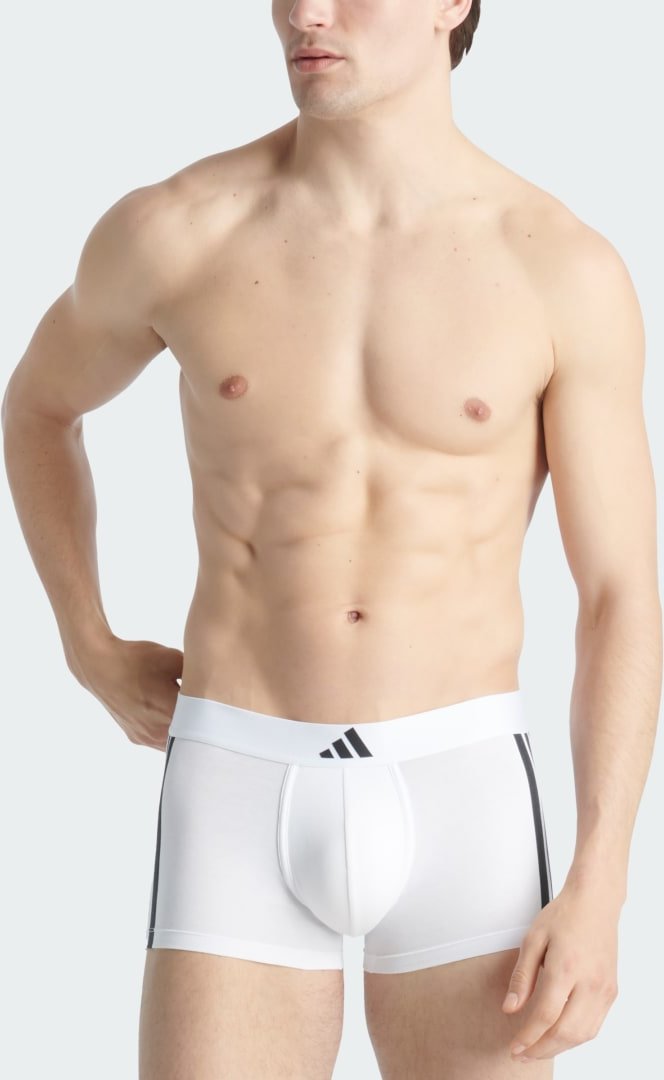 Thumbnail - Active Flex Cotton 3-Streifen Low Rise Boxershorts, 2er-Pack – Unterwäsche