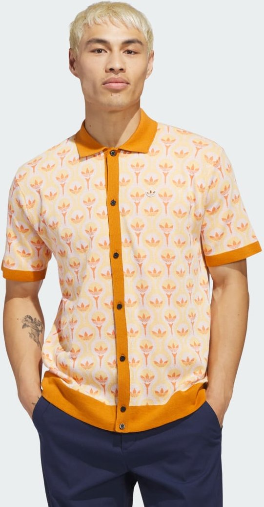 Originals Poloshirt, gewirktes Material