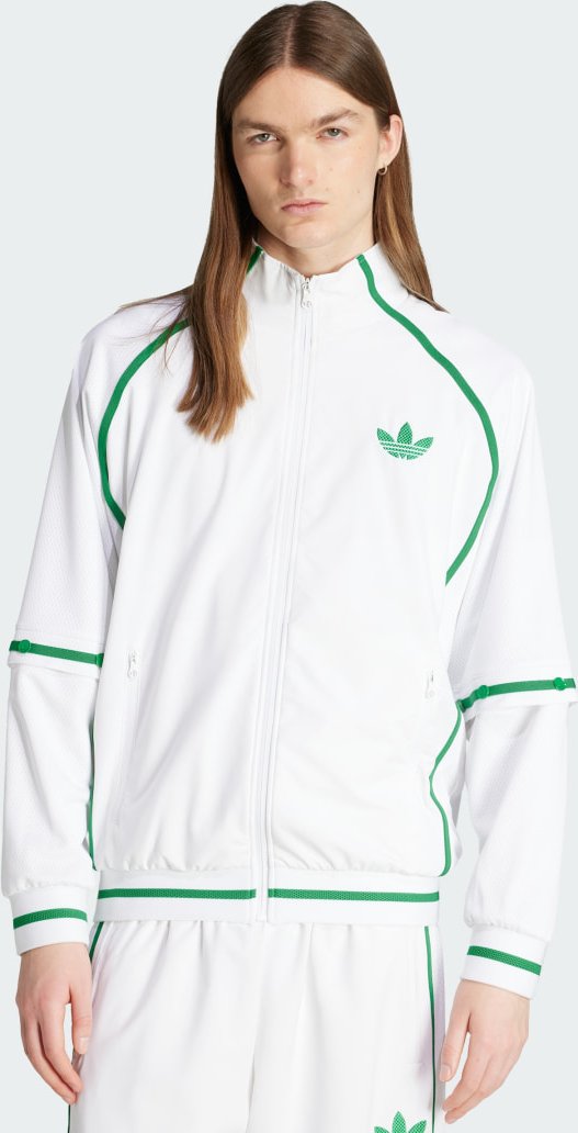 Tennis Trainingsjacke aus gewebtem Material