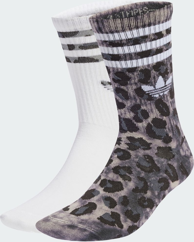 Leopard Crew Socken, 2 Paar