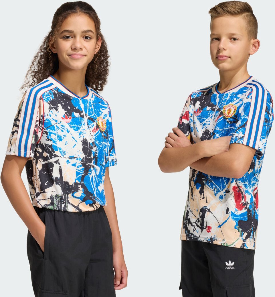 Manchester United Stone Roses Kids Trikot