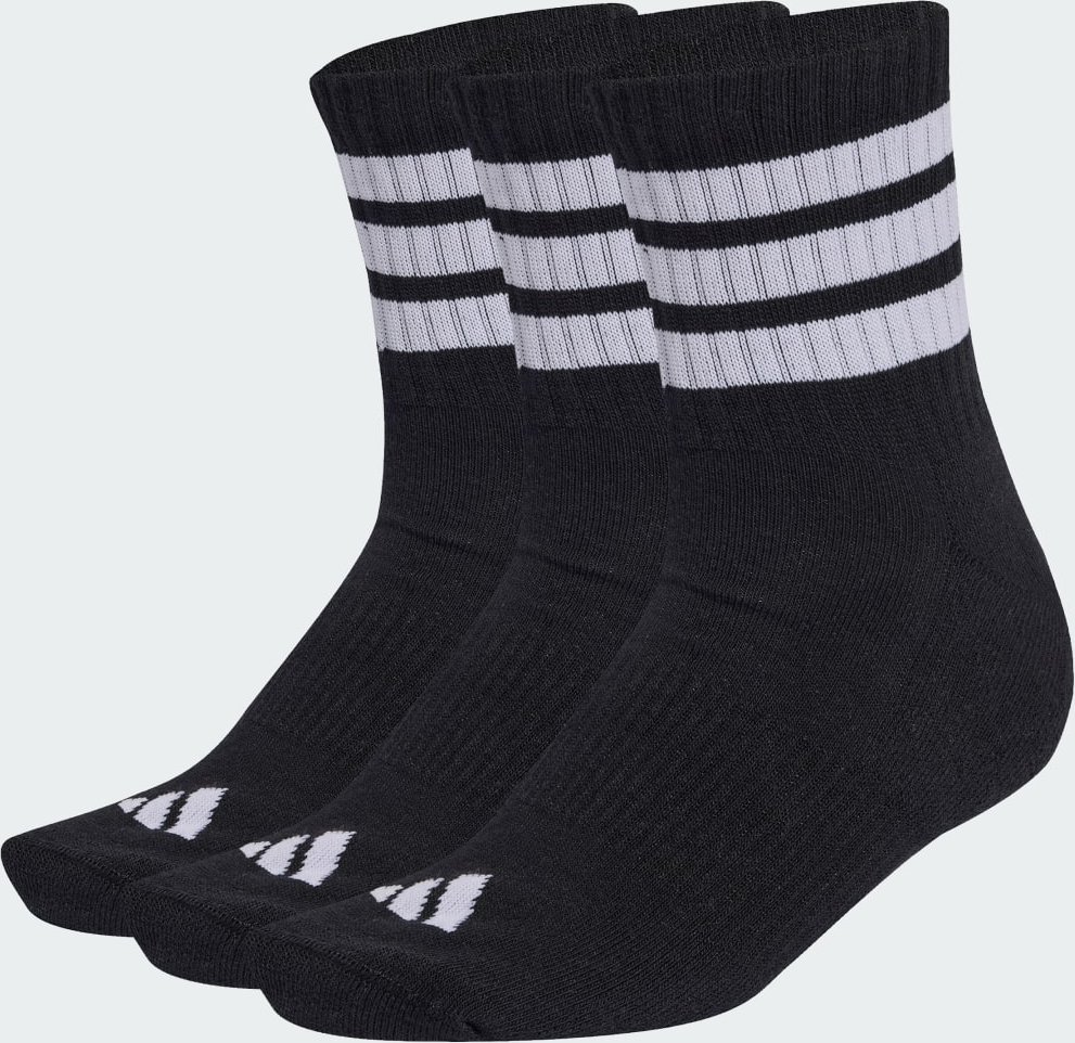 Thumbnail - 3-STREIFEN SPORTSWEAR DÄMPFENDE HALBHOHE SOCKEN, 3 PAAR