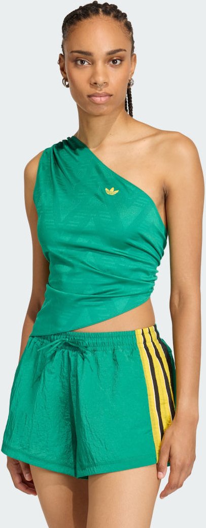 GERÜSCHTES EINSCHULTER-TOP