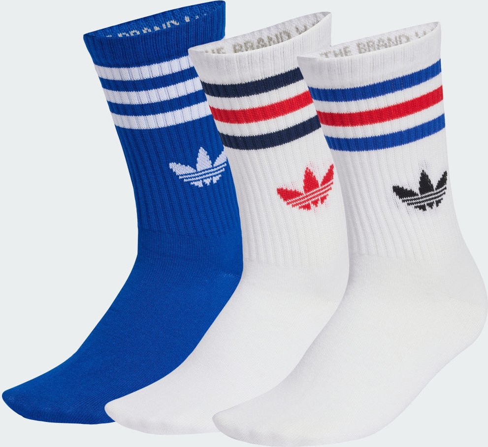 3-Streifen Crew Socken 3er-Pack