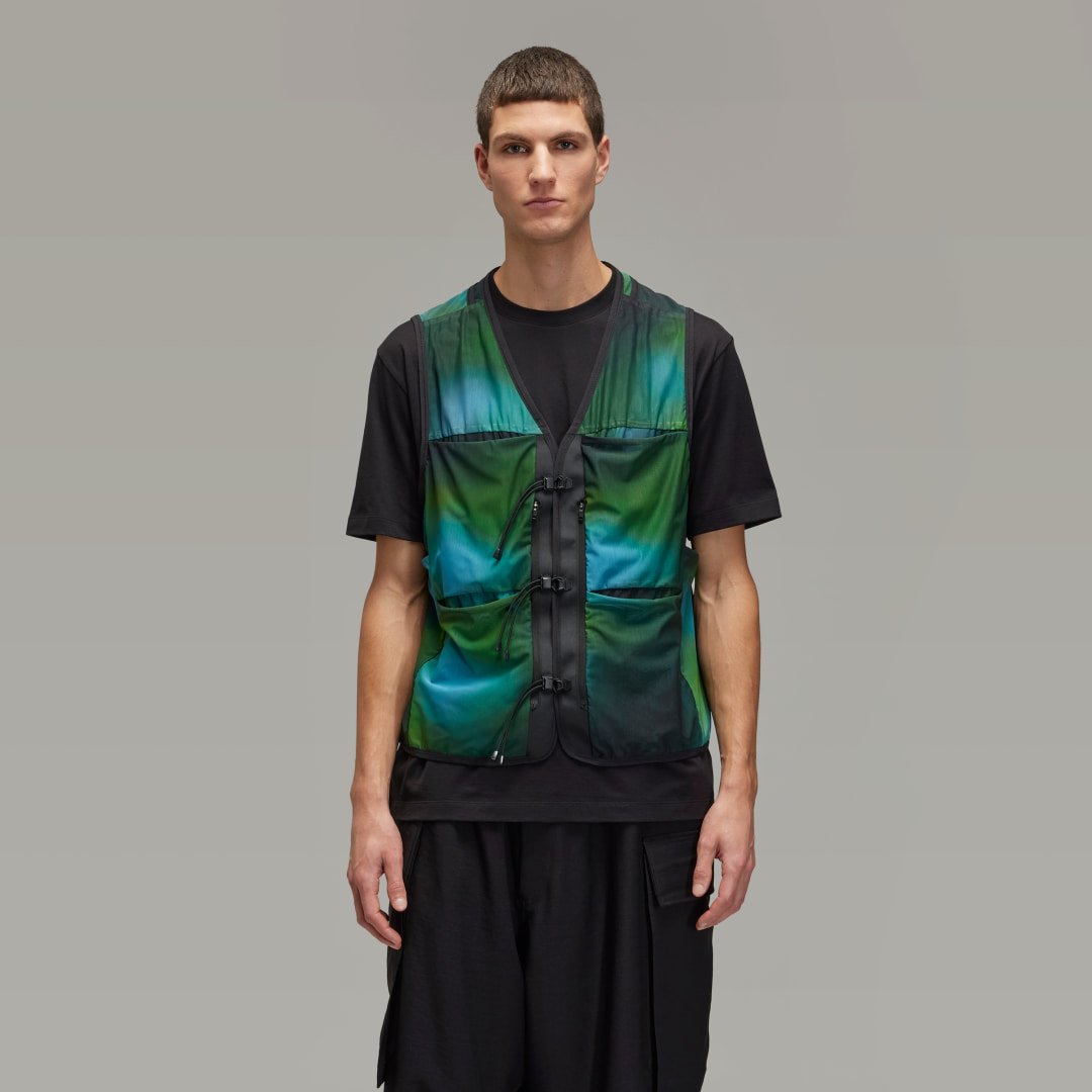 Y-3 Allover Print Mesh Weste