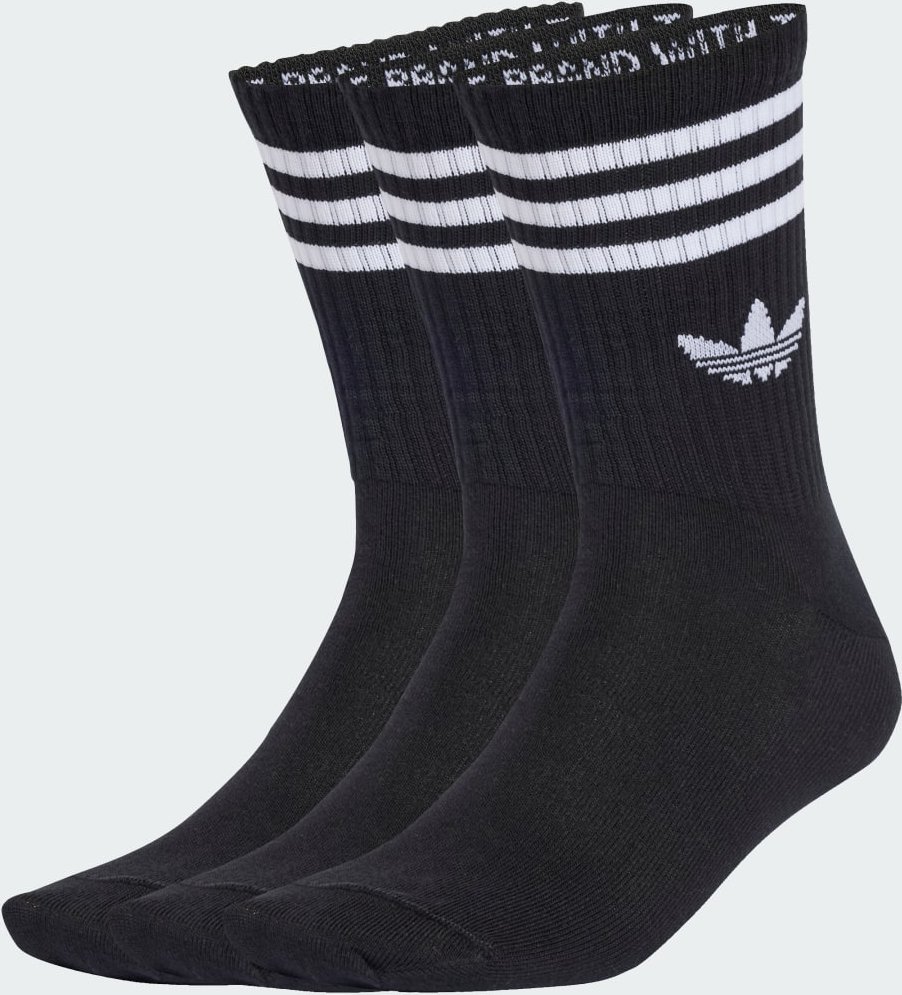 Thumbnail - 3-Streifen Crew Socken 3er-Pack