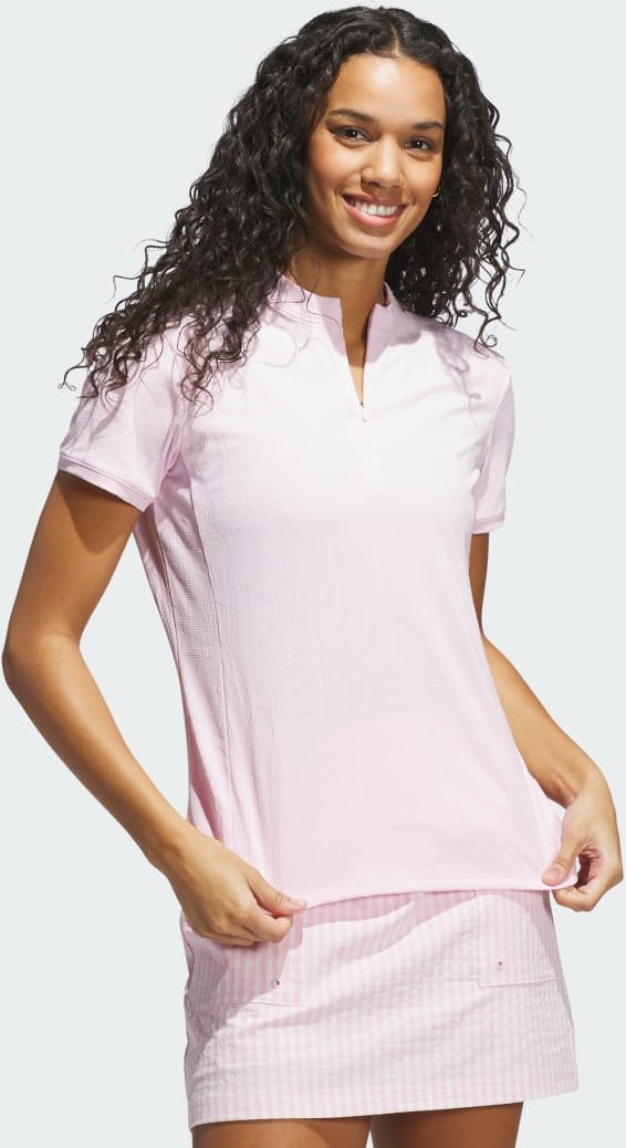 Go-to Jacquard Short Sleeve Poloshirt