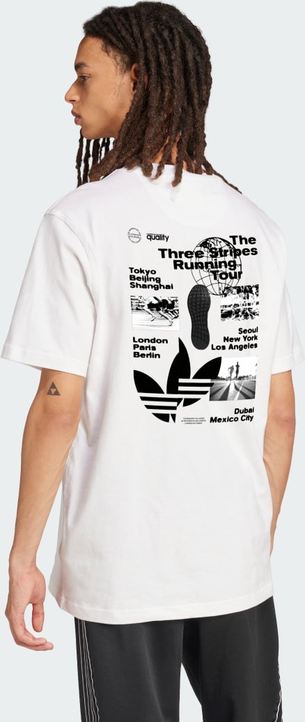 Sports Elements Poster Graphic Loose T-Shirt