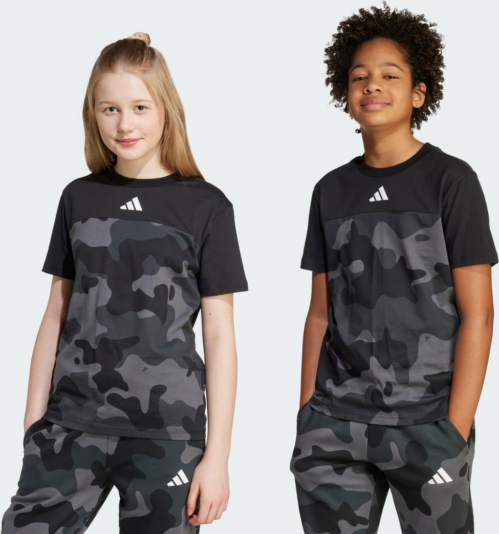 Thumbnail - Seasonal Essentials Camo Baumwoll-T-Shirt Kids