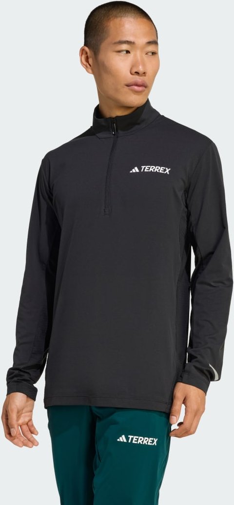 Thumbnail - Terrex Xperior langärmliges Shirt, Reißverschluss bis zur Brust