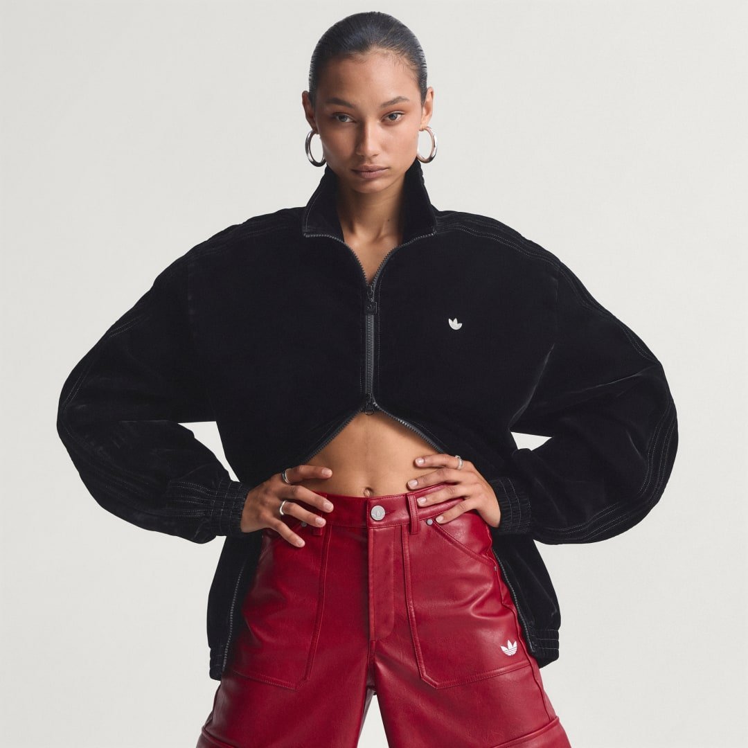 Brushed Twill Oversized Firebird Track Top