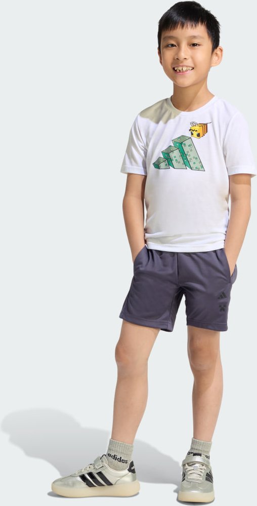 ADIDAS MINECRAFT TRAINING SOMMER-SET, SHORTS UND T-SHIRT