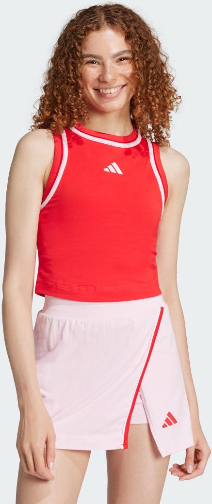 Essentials Color-Pop Cotton Crop-Top