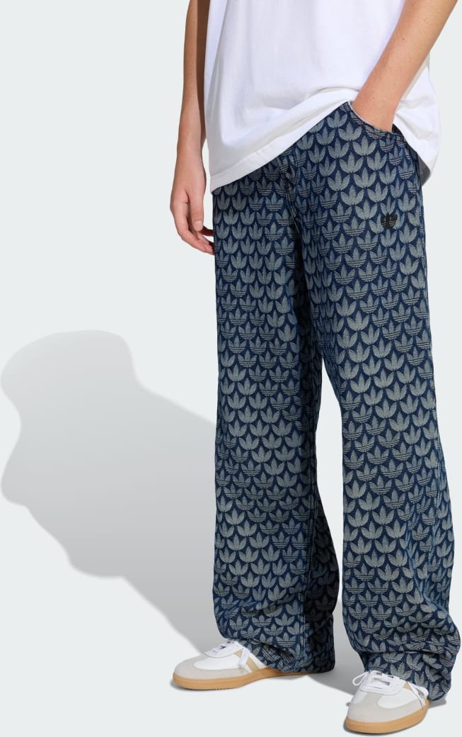 MONOGRAMM JEANSHOSE, LOCKER GESCHNITTEN