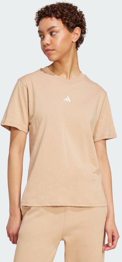 Essentials Baumwoll-T-Shirt, kleines Logo