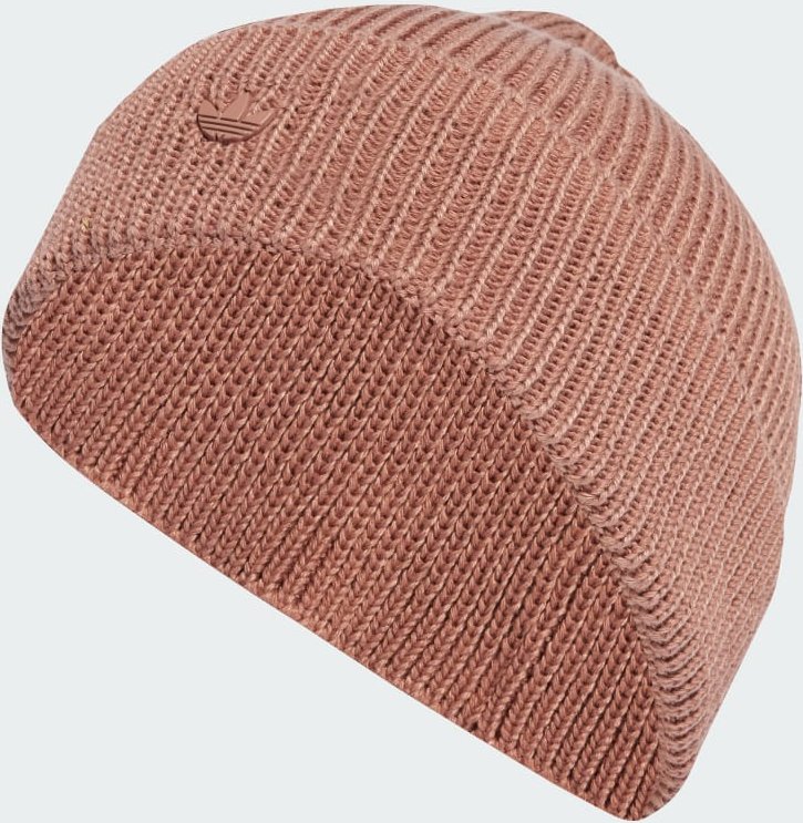 Everyday Icons Beanie mit Ton in Ton Metall Trefoil