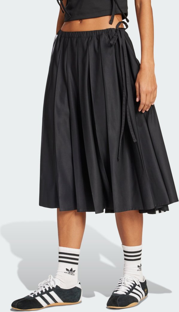 Ribbon Pleated Maxirock