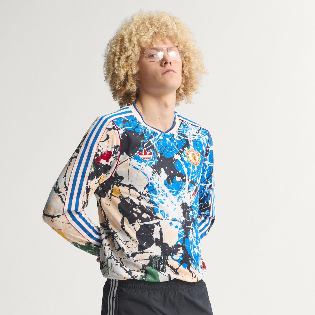 Manchester United Stone Roses Langarmtrikot