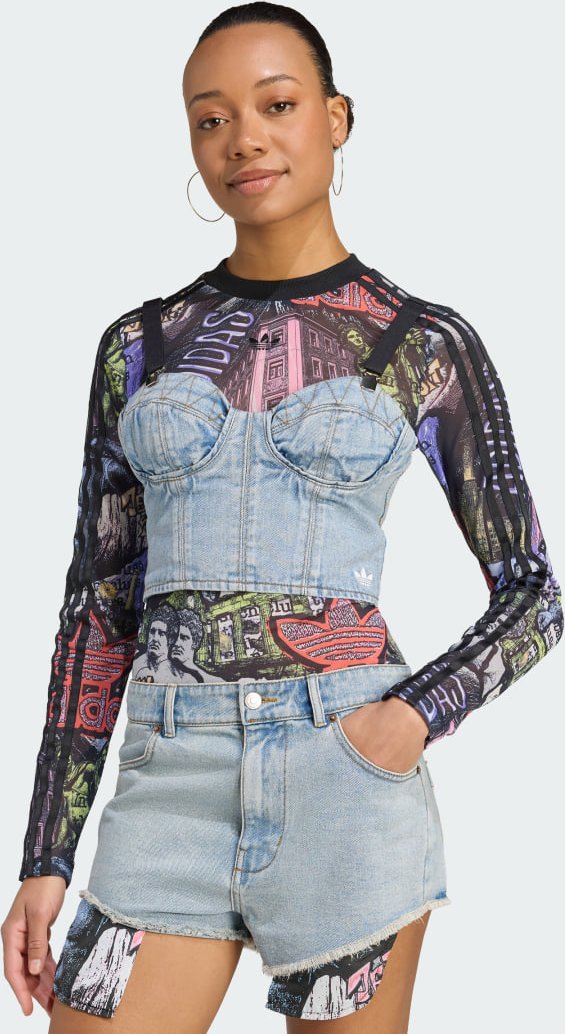 adidas x Jeremy Scott Jeans-Bustier