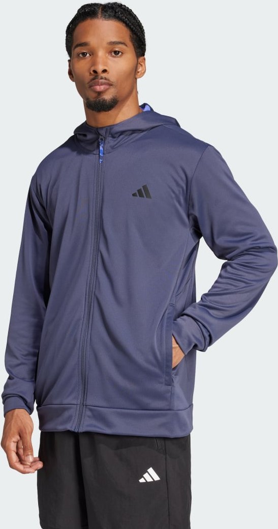 Train Essentials Camo Kapuzenjacke