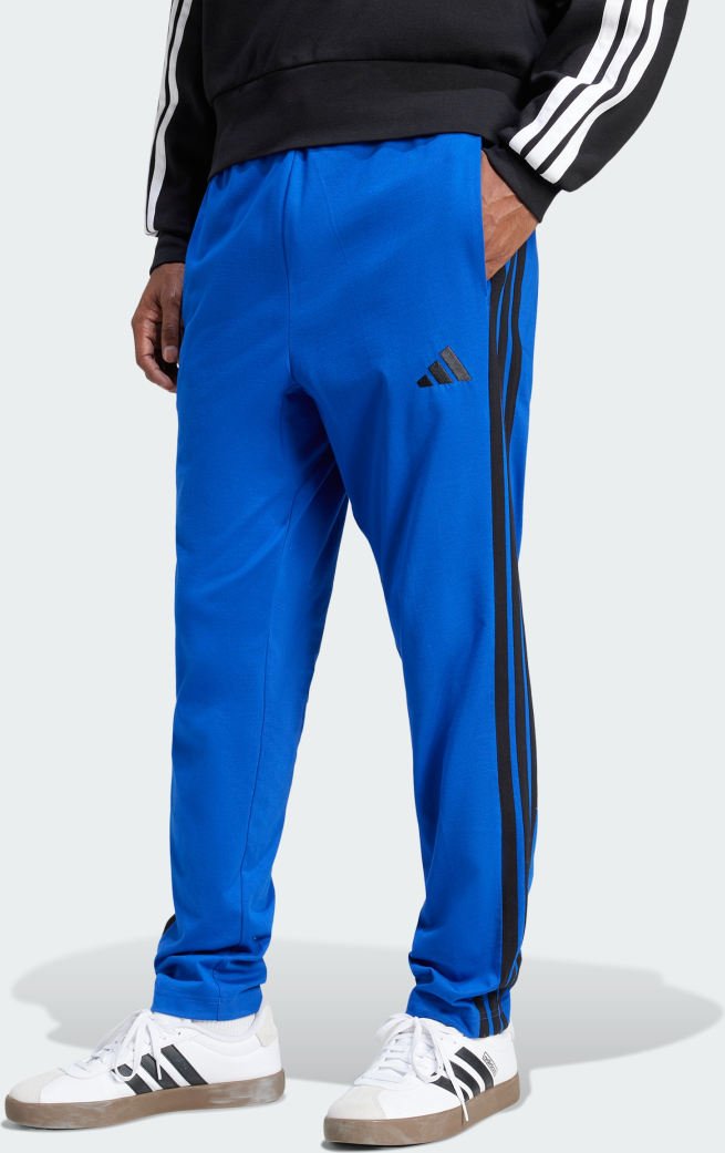 Essentials 3-Streifen Single Jersey Hose