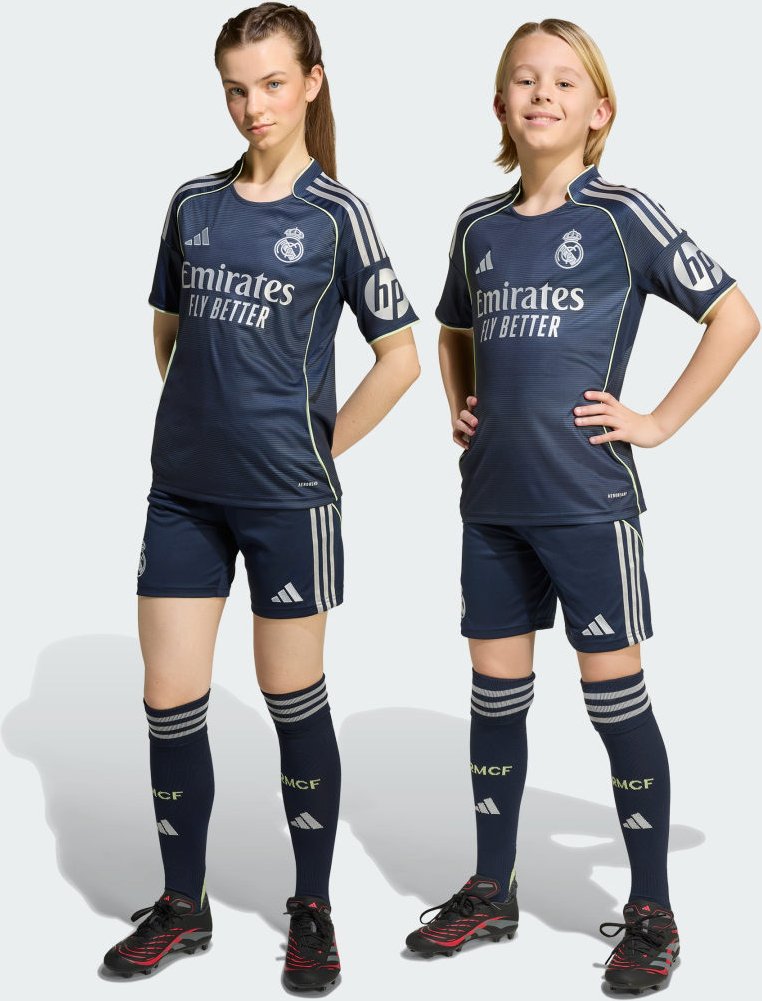 Thumbnail - Real Madrid 25/26 Kids Auswärtsshorts