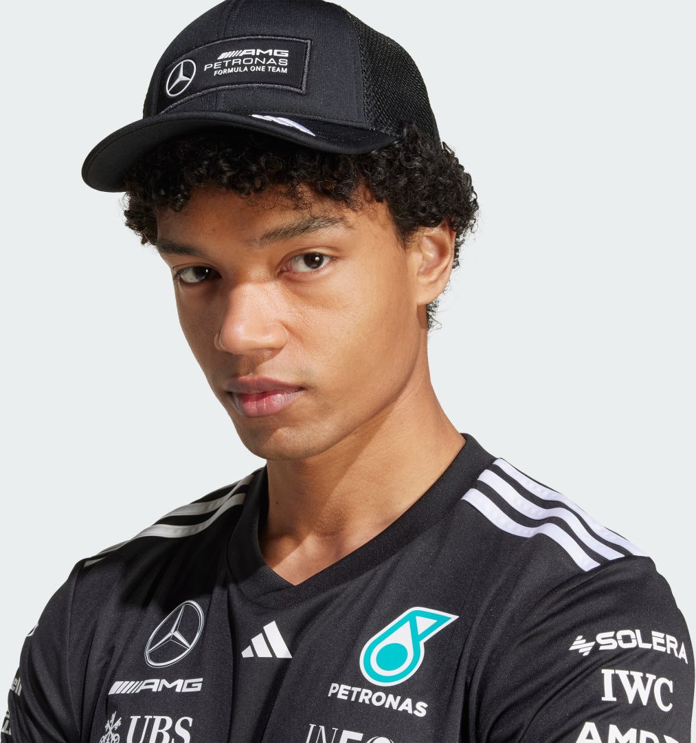 Thumbnail - MERCEDES - AMG PETRONAS FORMULA ONE TEAM SNAPBACK LOGO TRUCKER KAPPE