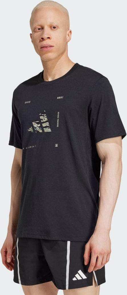 Climacool Training Camo Logo Graphic T-Shirt