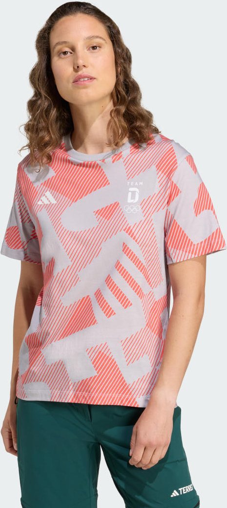 Team D Shirt mit Allover-Print