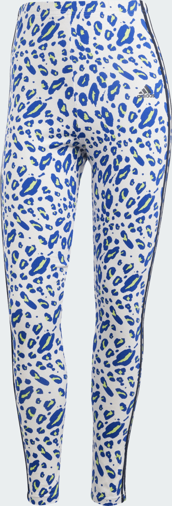 Essentials 3-Streifen Animal Print Leggings
