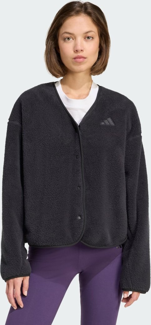 Thumbnail - Future Icons 3-Streifen Fleece Strickjacke
