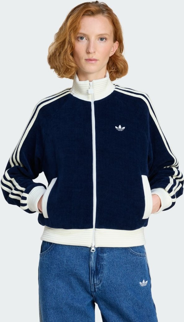 ADIDAS ORIGINALS JACKE, VELOURS KNIT