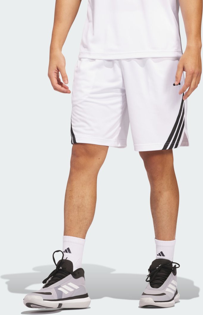 Legends 3-Streifen Basketball Shorts