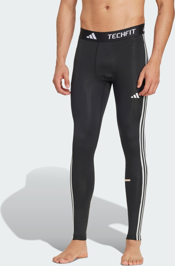 TECHFIT Compression Training 3-Streifen lange Leggings