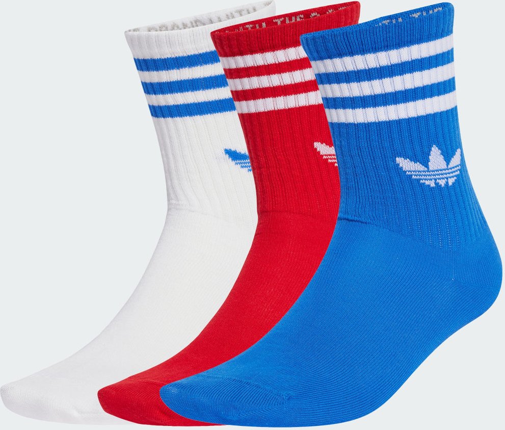 3-Streifen Crew Socken 3er-Pack